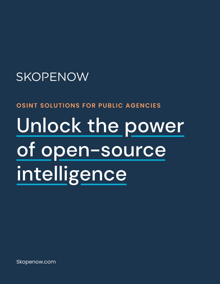 OSINT Solutions for Public Agencies